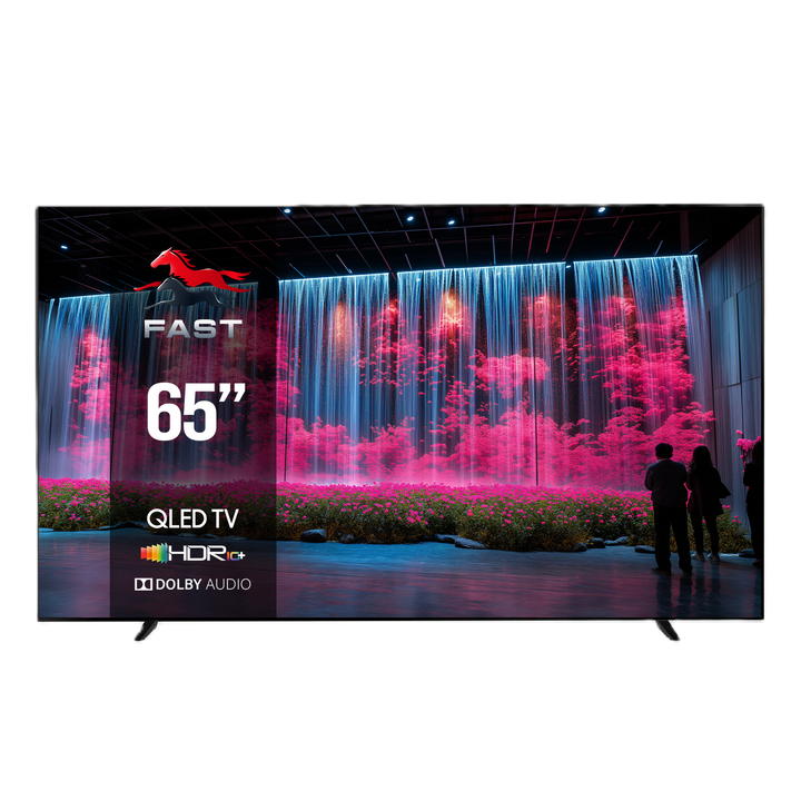 Fast 65 Inch 4K QLED Smart LED TV | HDR10+ | Ultra HD Display – New ...